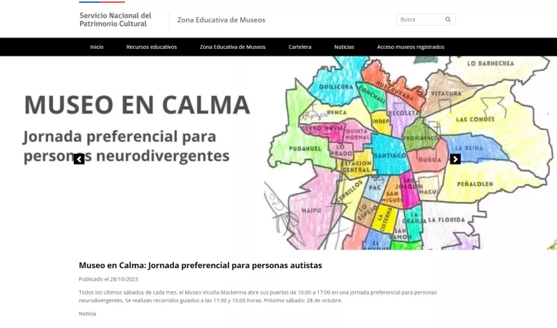 Imagen de la noticia: La plataforma virtual Zona Educativa de Museos reúne en un solo lugar los recursos pedagógicos creados por los museos de Chile