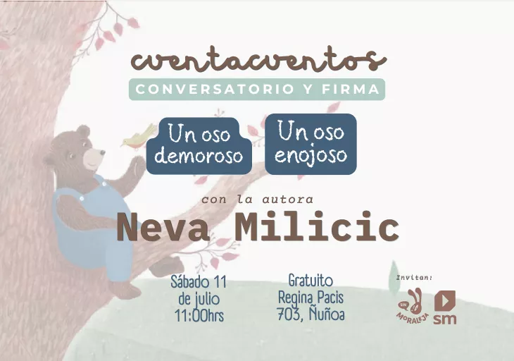 Cuentacuentos y conversatorio con Neva Milicic