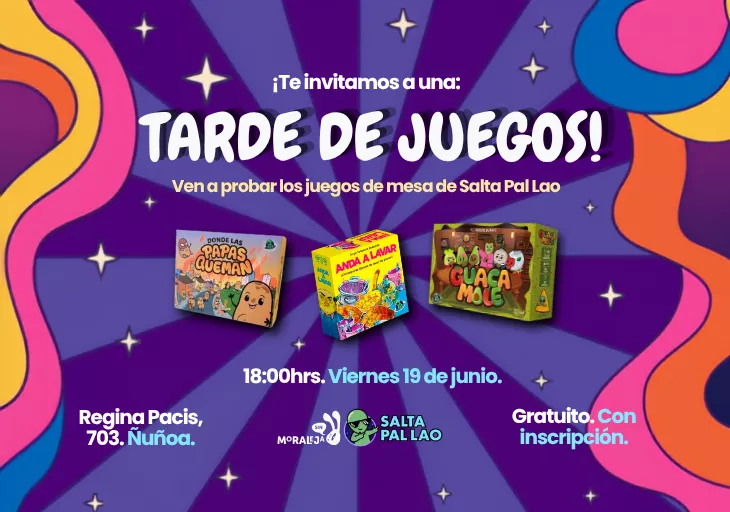 Tarde de juegos Salta pal Lao en Sin Moraleja