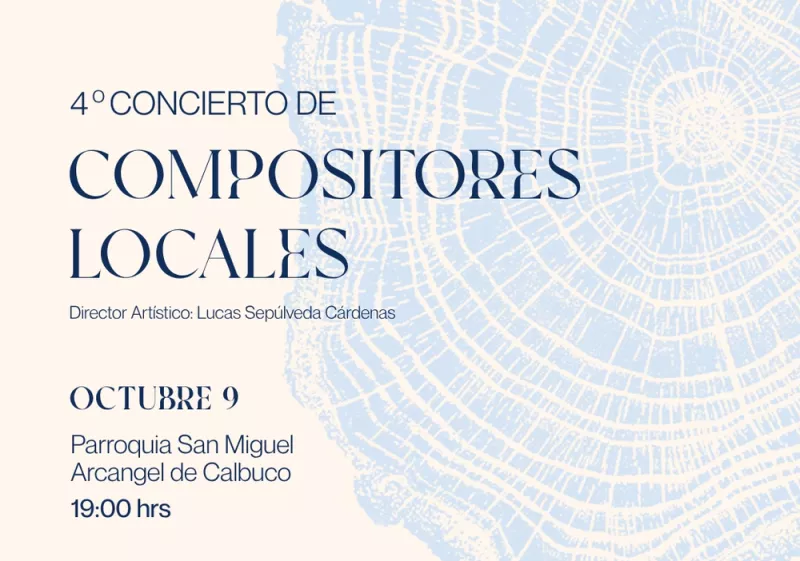 IV Concierto Compositores Locales en Calbuco