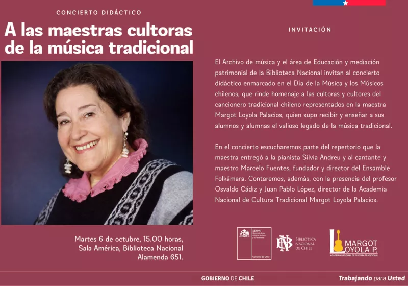 A las maestras cultoras de la música tradicional