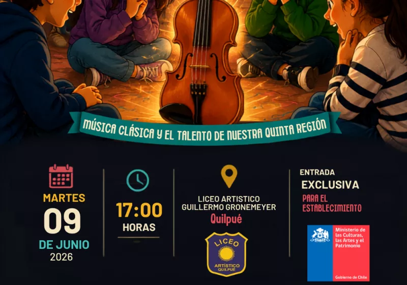 Concierto Educacional en Liceo Artístico Guillermo Gronemeyer