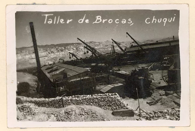 Taller de brocas, Chuquicamata