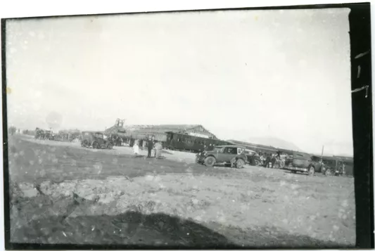 Stand en la playa de Exposición de Peñuelas, 1931