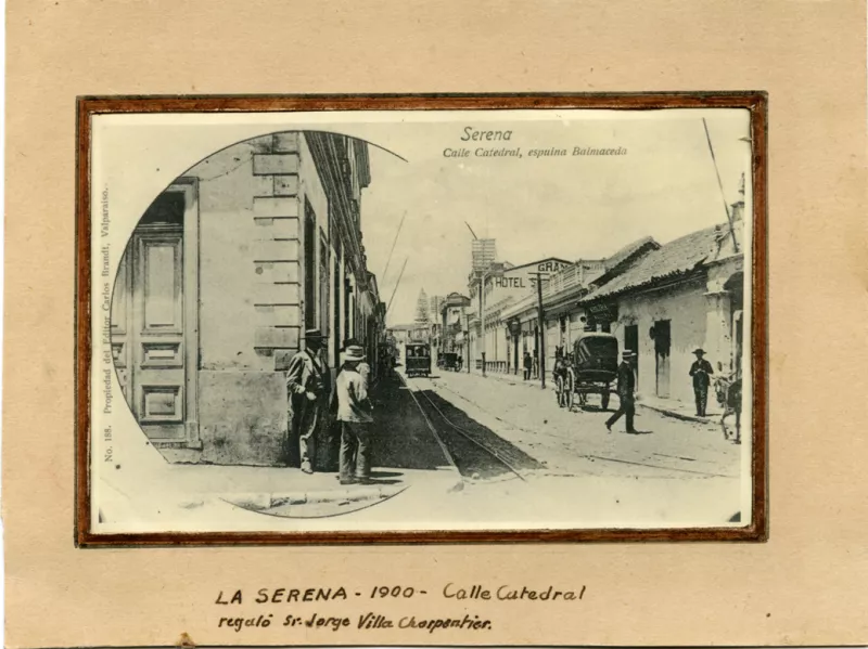 Calle Catedral de La Serena, 1900
