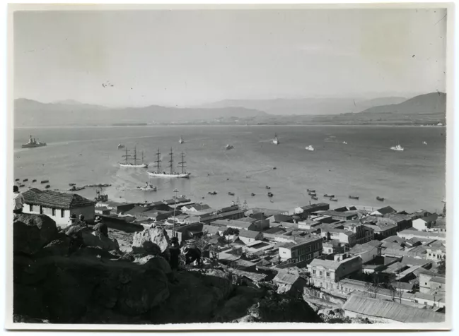 La Escuadra en la bahía de Coquimbo, 1937
