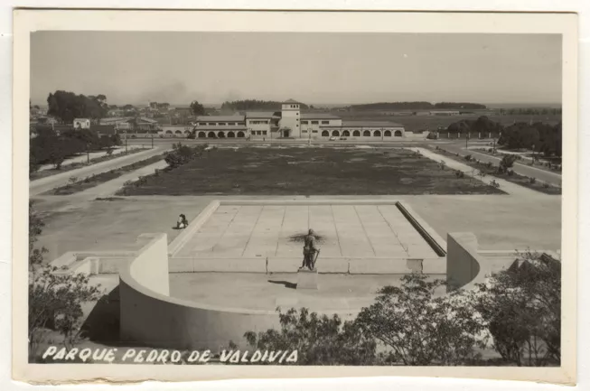 Parque Pedro de Valdivia de La Serena, vista hacia el poniente
