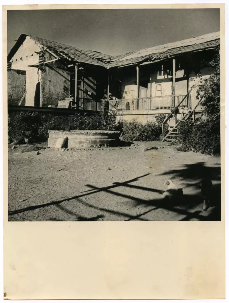 Restos del antiguo Convento Capuchinos de La Serena, 1955