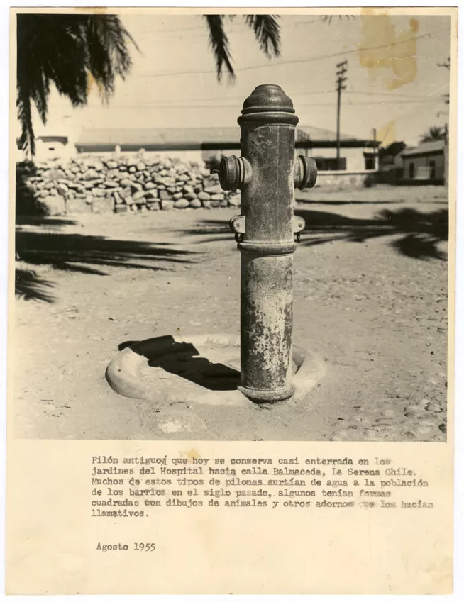 Pilón antiguo de la ciudad de La Serena