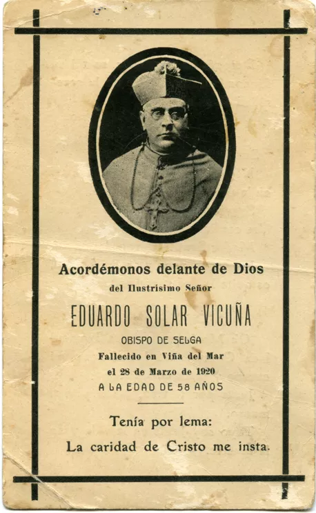 Obispo Eduardo Solar Vicuña