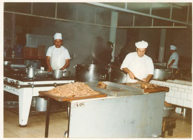Cocina de colegio
