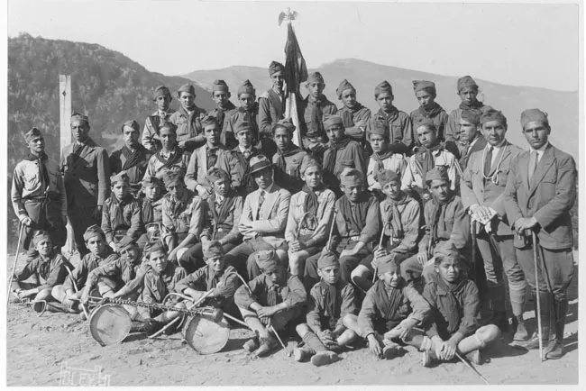 Grupo de Boy Scouts