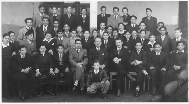 Primer año de Escuela Normal de Curicó,