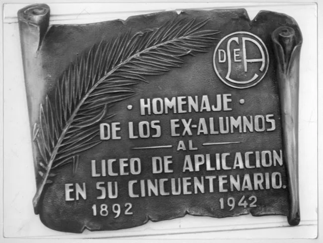 Liceo de Hombres Nº 3 "Aplicación". Fiestas cincuentenarias