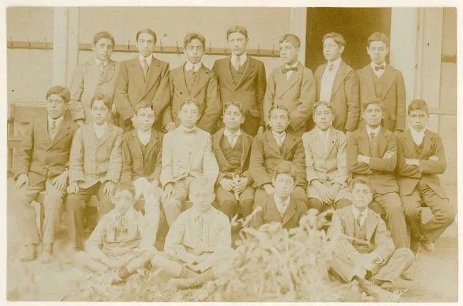 Liceo de Hombres de Quillota, grupo escolar 1910