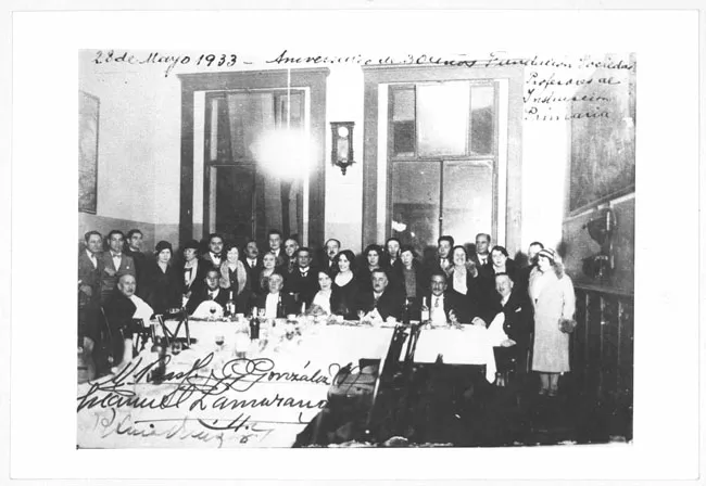 30 años de la fundación de Sociedades de Profesores de Instrucción Primaria