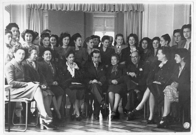 Inauguración del pensionado universitario de Av. España