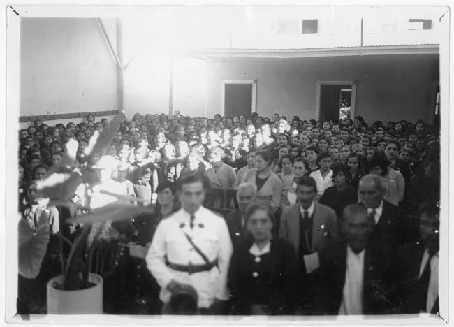 Homenaje a los veteranos del 79, en el año 1938