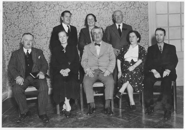 Directorio de La Sociedad Normal de Profesores de Chillán, año 1935
