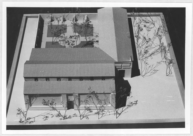 Maqueta Escuela Conventual (Existente en el Museo Pedagógico)
