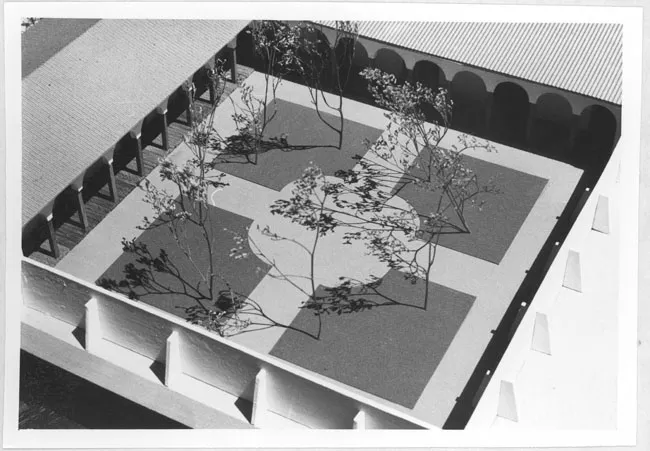 Maqueta Escuela Conventual (Existente en el Museo Pedagógico)