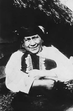 Mujer mapuche en Cautín