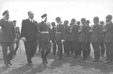 Sotero del Río, Ministro del Interior en Escuela de Carabineros