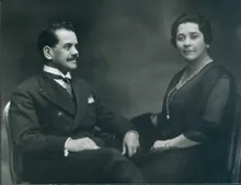 Retrato de Pedro Aguirre Cerda y su esposa