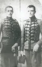 Retrato de Carlos Alamos y Carlos Ibañez del Campo