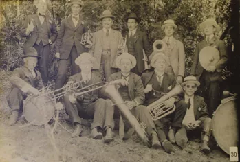 Conjunto filarmónico de colonos alemanes, 1928