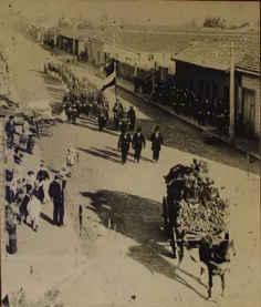 Funeral de un voluntario de la 3º Compañía de Bomberos, 1905