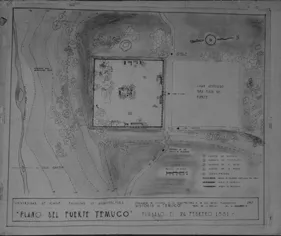 Plano del Fuerte de Temuco