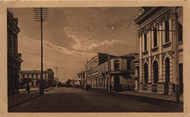 Banco Alemán Trasatlántico y Avenida Arturo Prat