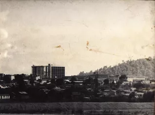 Vista de Temuco desde el cerro Conun Hueno
