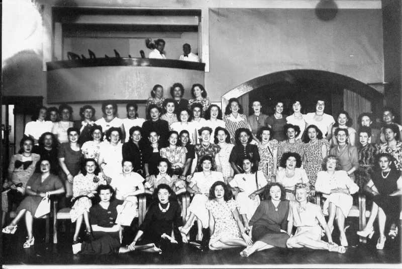 Retrato grupal femenino