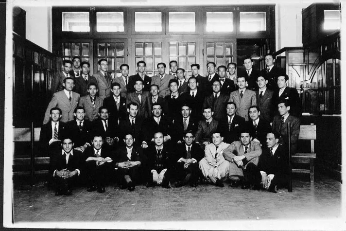 Retrato grupal masculino