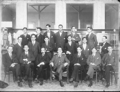 Retrato grupal masculino