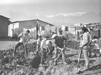 Chile, trabajos voluntarios