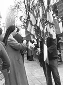 Vendedor de banderitas