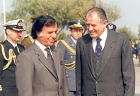 Presidente Patricio Aylwin Junto a Presidente Argentino Carlos Menem