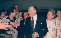 Su Excenlencia y la Primera Dama, Inaguración Congreso Ideologico Partido Democrata Cristiano