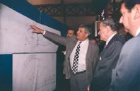 Presidente Aylwin y Señor Morales, Obras Publicas