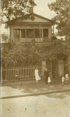La Villa de la Mimi, con Chicha, Aníbal, Carmen, Hernán y Sergio