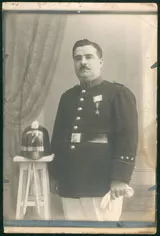 Retrato de bombero