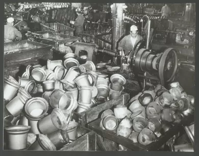 Industria metalúrgica, elaboración de artefactos de cocina