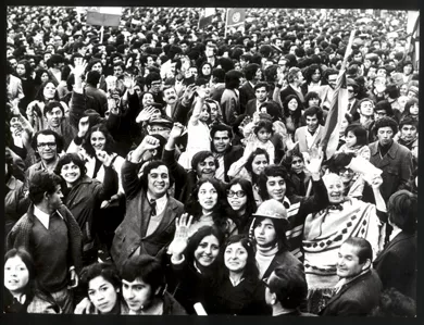 Manifestación pro UP