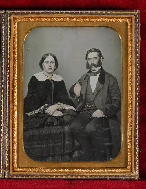 Retrato de Víctor Nicolás Pretot y Carolina Freire Serrano
