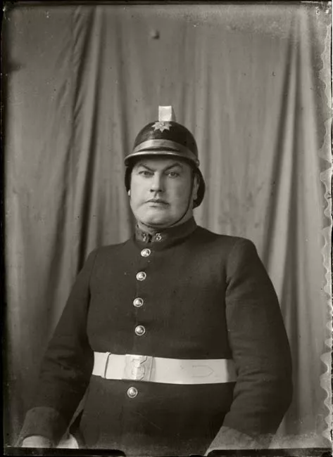 Retrato de un bombero