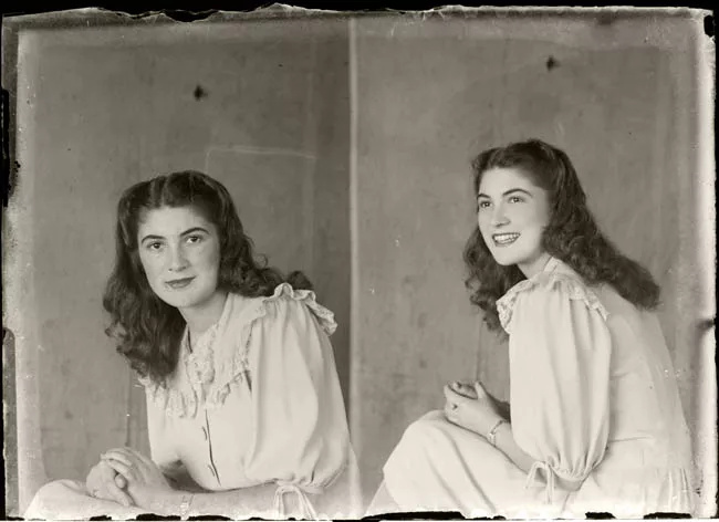 Dos retratos femeninos