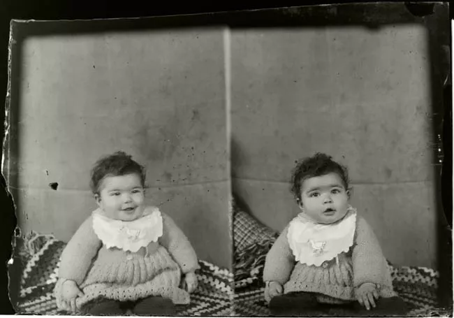 Dos retratos infantiles